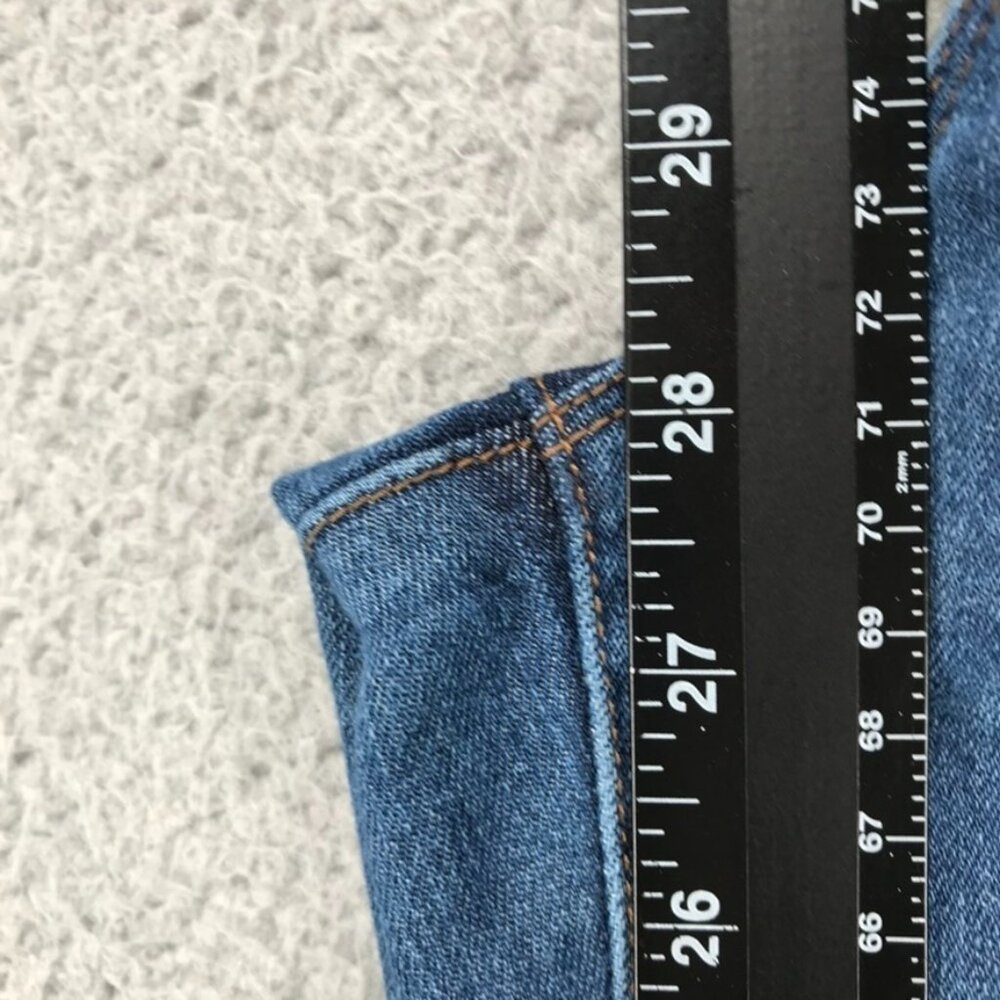 DEMOCRACY Jeans Womens Size 6 Skinny‎ Distressed Mid Rise Raw Hem Stretch Denim - Picture 15 of 15